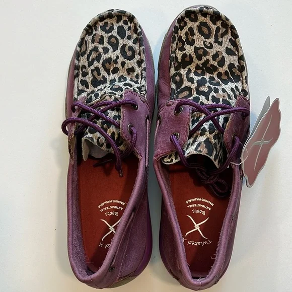 Twisted X Shoes Twisted X Animal Print Pinkpurple Leather